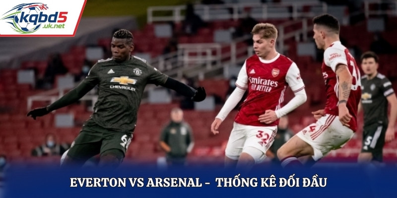 Thống kê đối đầu giữa Everton vs Arsenal