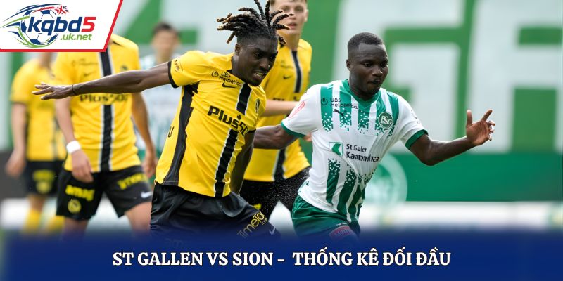 Thống kê dữ liệu đối đầu của St Gallen vs Sion