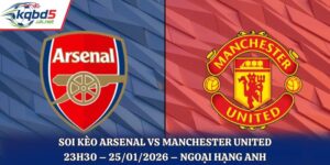 Soi Kèo Arsenal Vs Manchester United: 23h30 – 25/01/2026 – Ngoại Hạng Anh